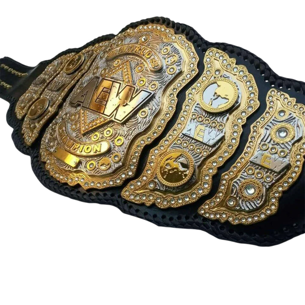 AEW Heavyweight Championship Belt 24K Gold Replica