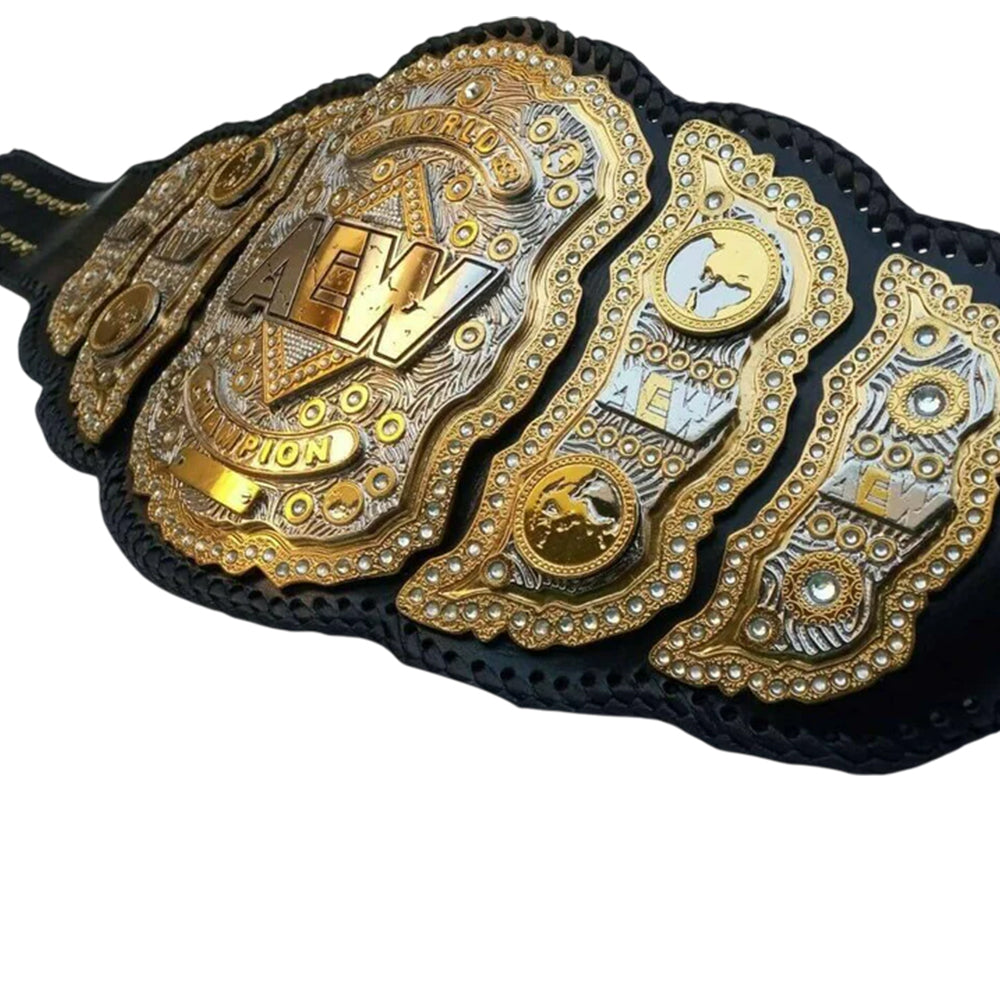 AEW Heavyweight Championship Belt 24K Gold Replica