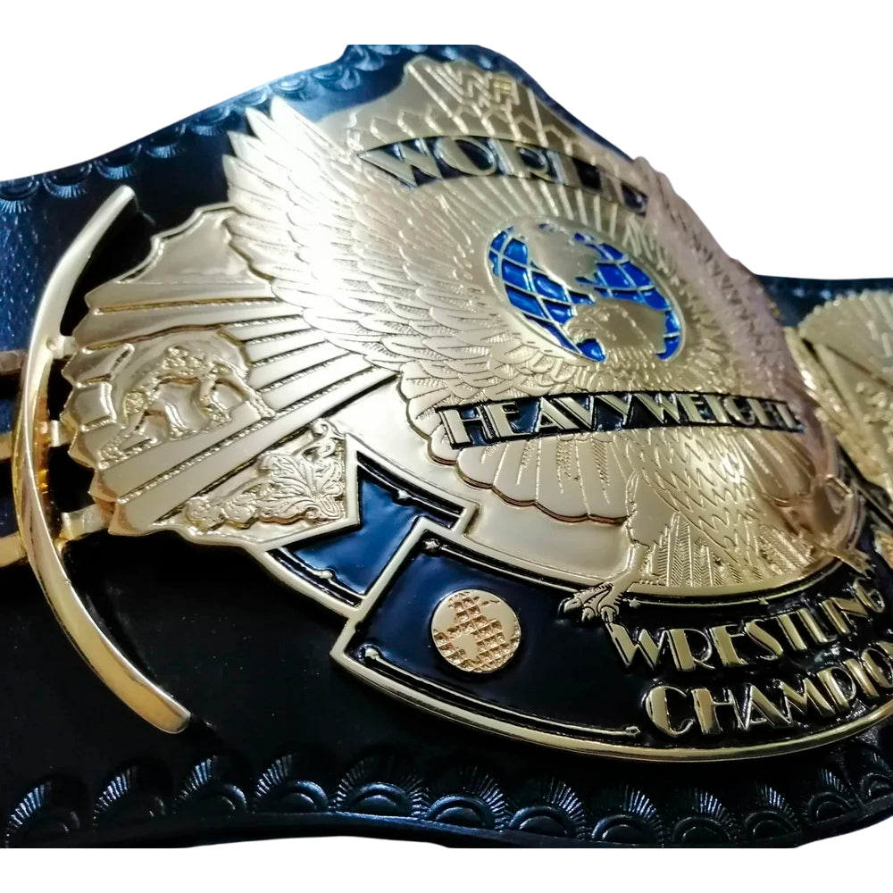 WWF WINGED EAGLE 24K GOLD Championship Title Belt