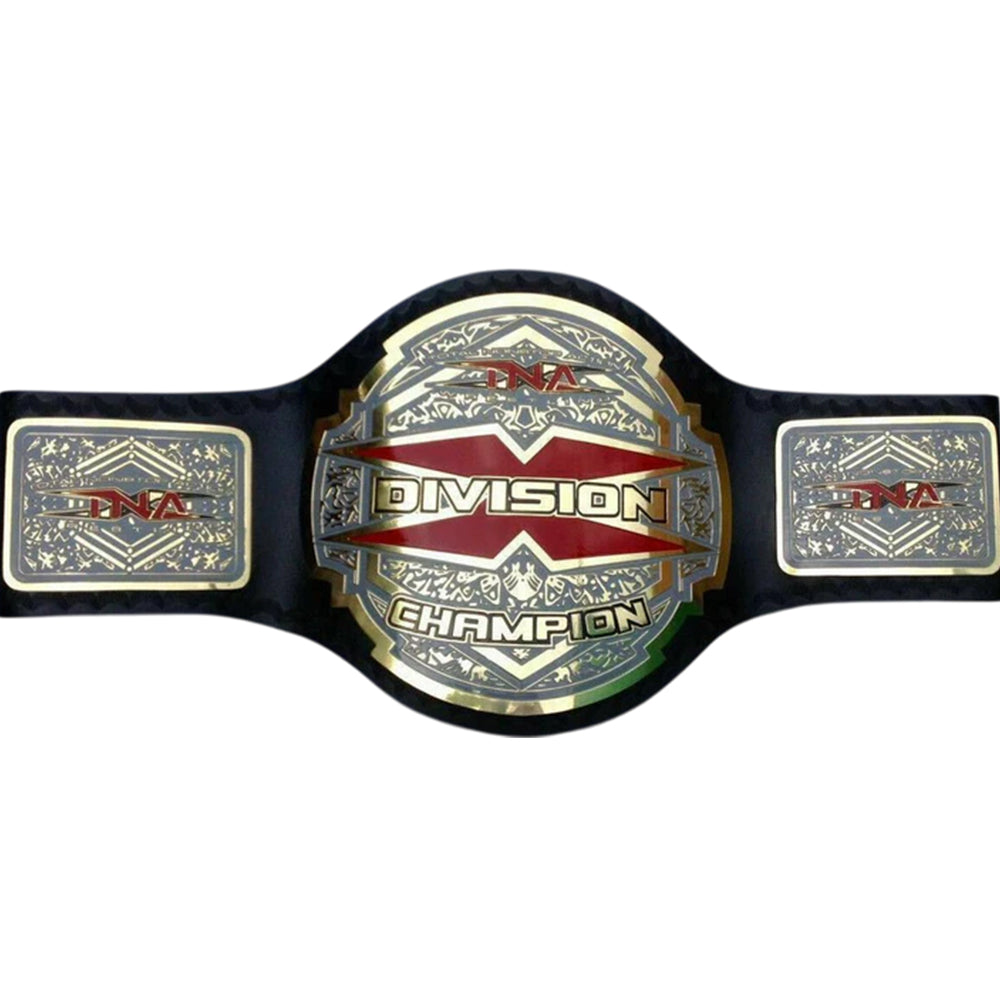 TNA X DIVISION Brass Championship Title Belt
