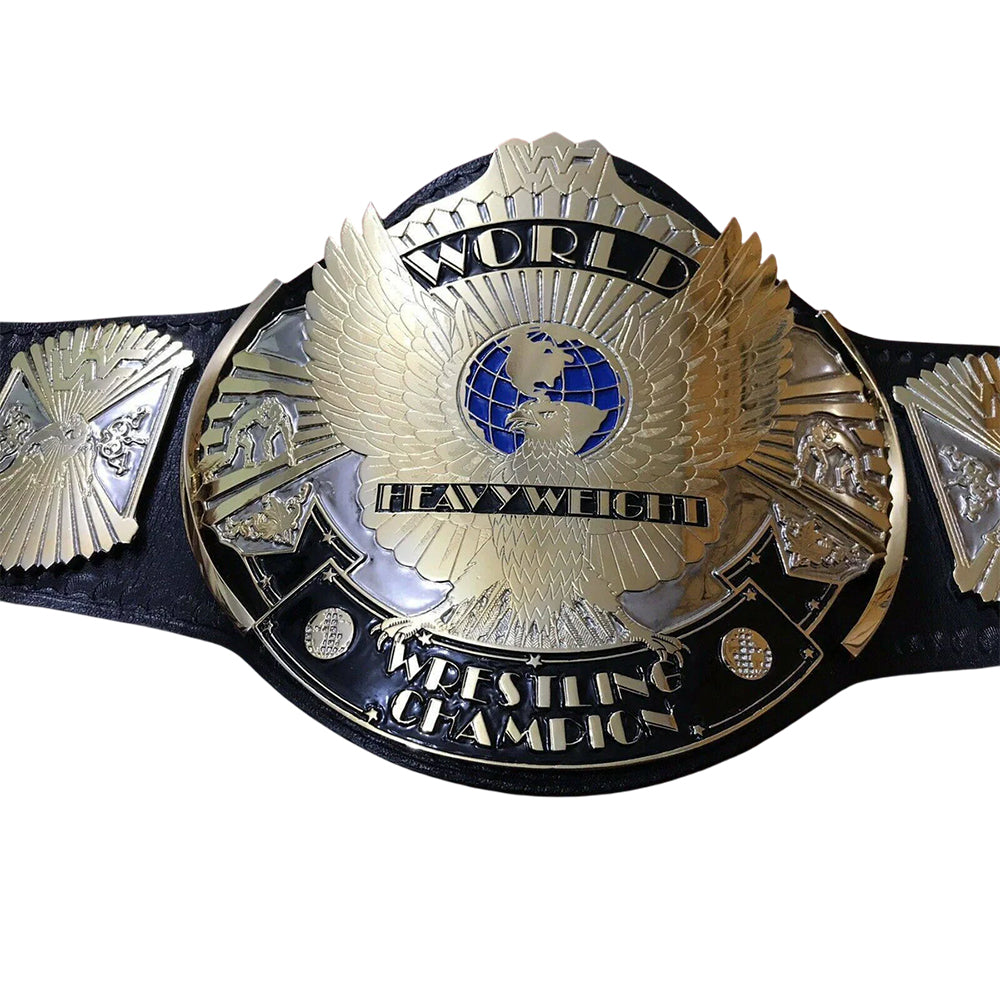 WWF WINGED EAGLE DUAL PLATED 24K GOLD Championship Title Belt