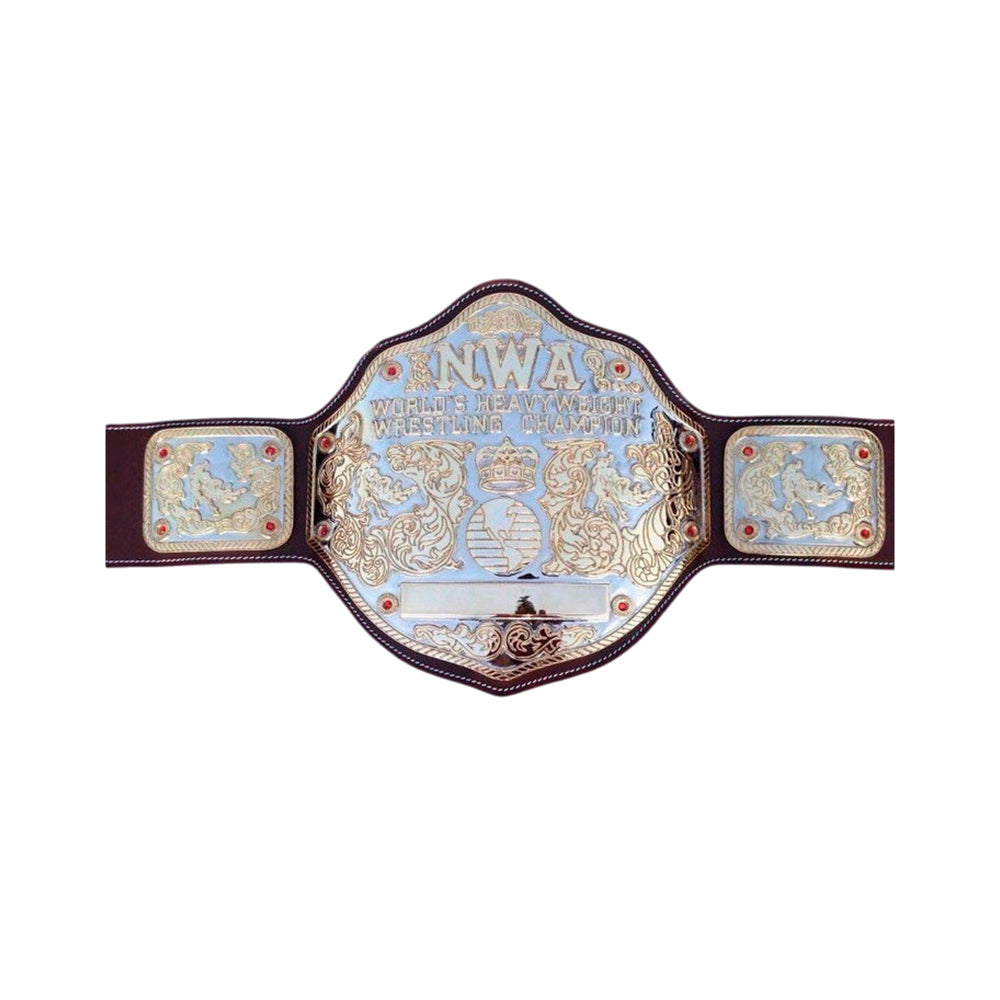 NWA BIG GOLD 24K GOLD Zinc Championship Belt