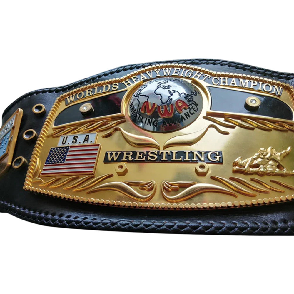 NWA DOMED GLOBE HEAVYWEIGHT 3D CNC MADE CHAMPIONSHIP BELT