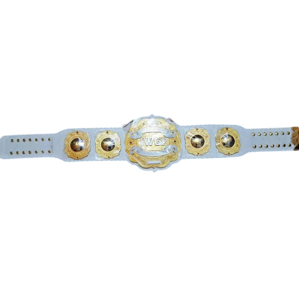 IWGP INTERCONTINENTAL DOUBLE STACKED BRASS Championship Belt