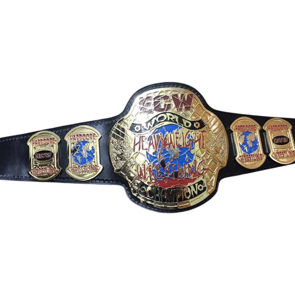ECW WORLD HEAVYWEIGHT 24K GOLD Championship Belt