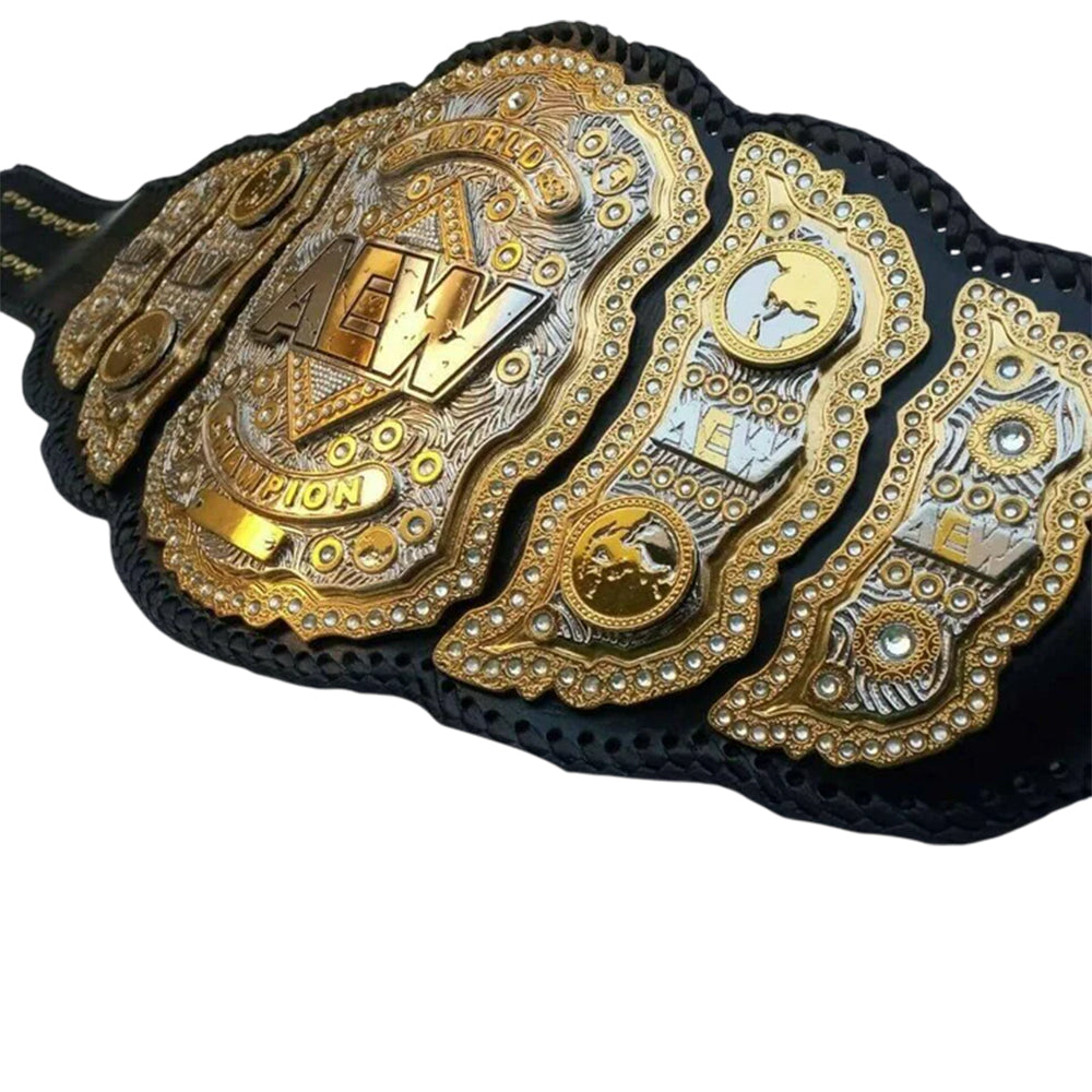 AEW Heavyweight Championship Belt 24K Gold Replica